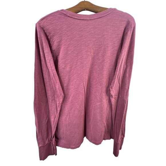 Ouray Womens Long Sleeve T-Shirt Medium Hawthorn Rose Sanibel Island Graphic - Picture 2 of 5